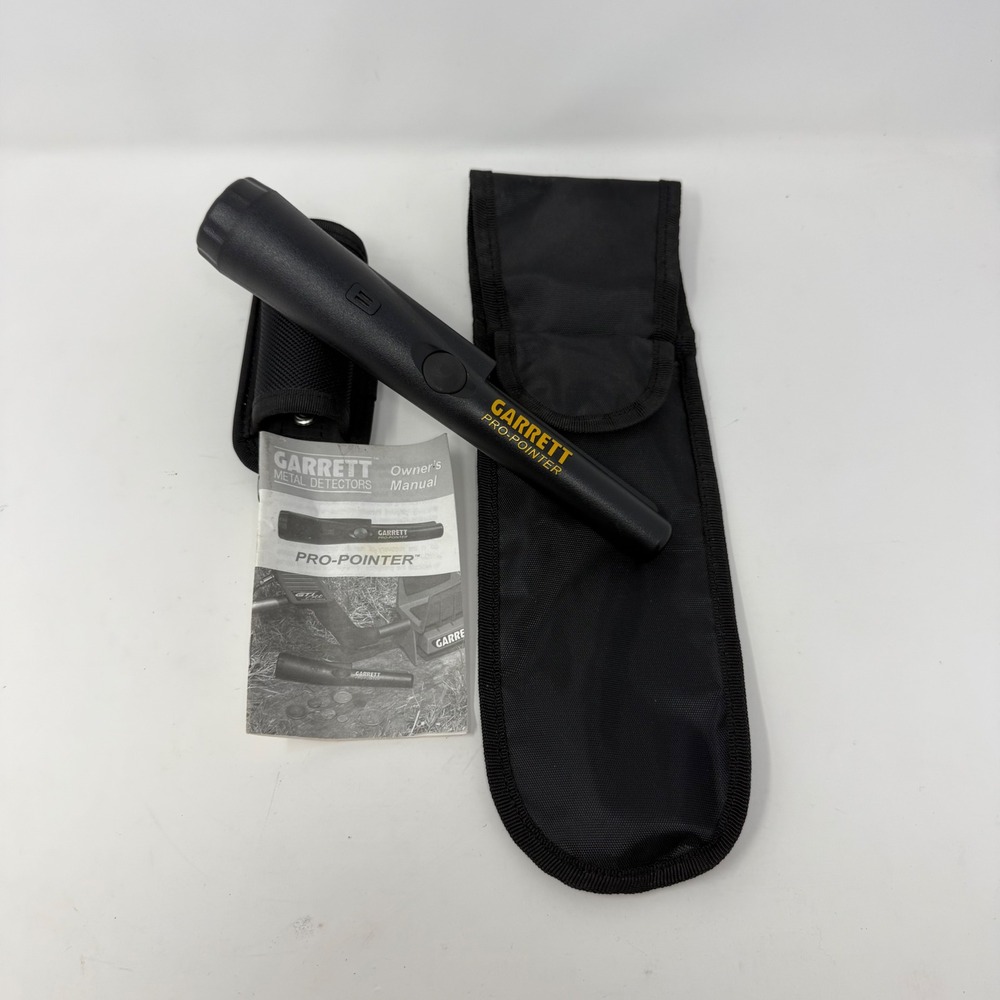 Garrett Pro-Pointer Handheld Metal Detector with Holster Case and Manual